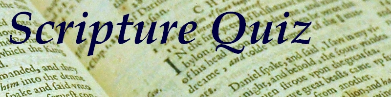 Scripture Quiz